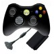 Controller Microsoft Wirelesss pentru Xbox 360 Black JR9-00010