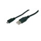 Cablu Assmann USB2 A/micro B M/M 1.80m black AK-300110-018-S