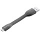 Cablu Date Cellularline Micro USB Flexibil Negru 132449
