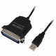 Cablu convertor Logilink USB2.0 la PARALEL (centronics 36pin) T-T 1.5m AU0003C